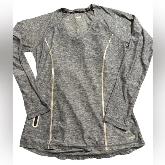 🟤Avia blue Long Sleeve Women's Tee - Picture 1 of 2